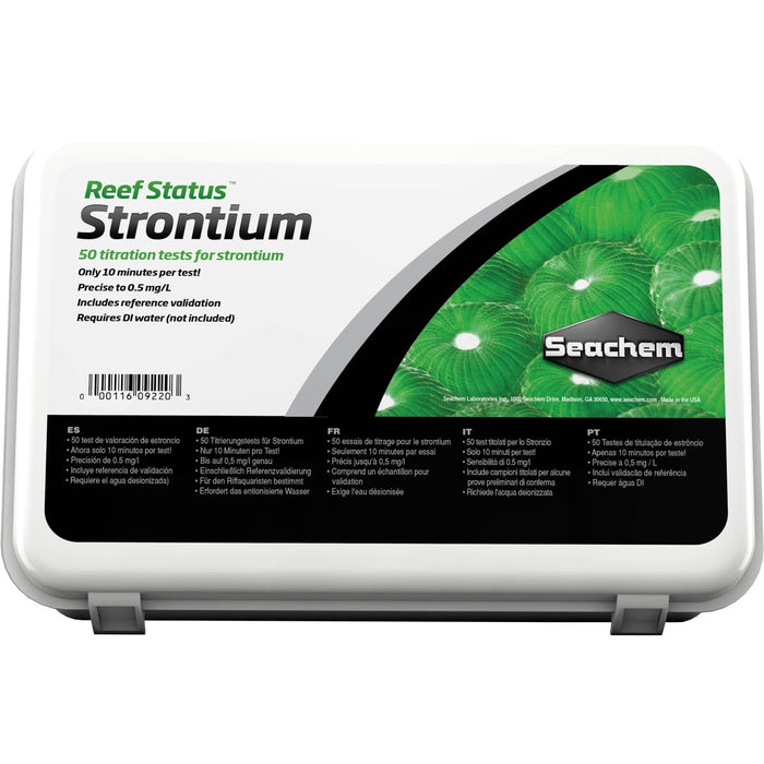 Reef Status Strontium Test Kit Seachem