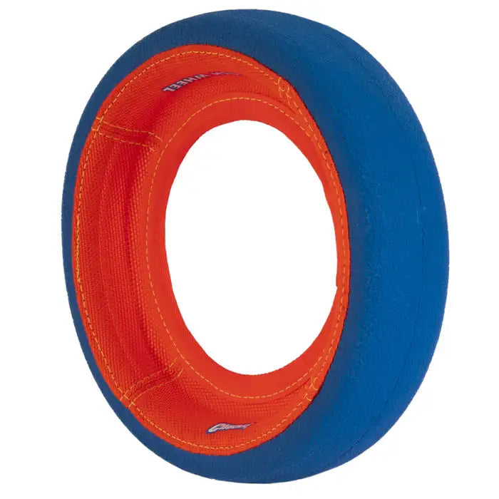 Chuckit! Fetch Wheel Dog Toy Blue/Orange, 1ea/Small