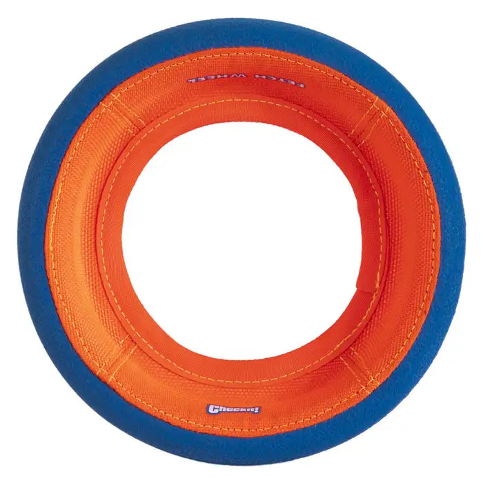 Chuckit! Fetch Wheel Dog Toy Blue/Orange, 1ea/Small