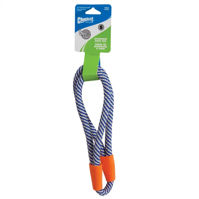 Chuckit! Mountain Rope Tug Dog Toy Blue/Orange, 1ea/SM