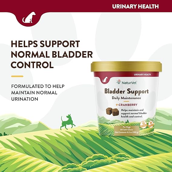 NaturVet Bladder Support + Cranberry Soft Chews 1ea/60 ct