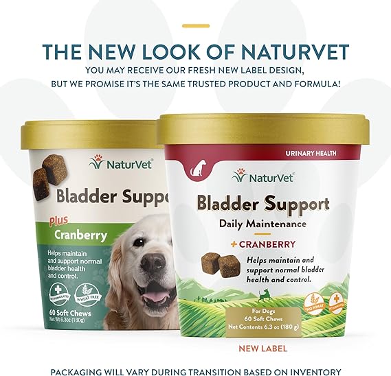 NaturVet Bladder Support + Cranberry Soft Chews 1ea/60 ct