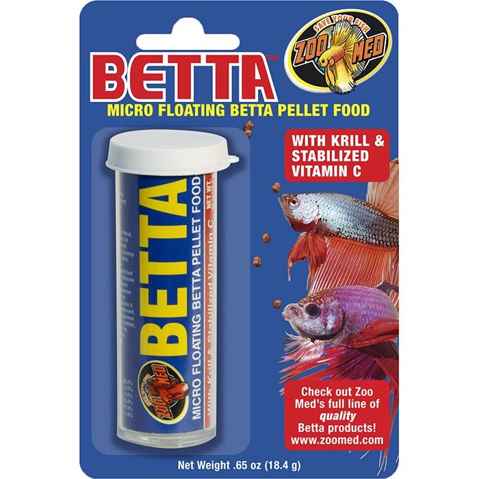 Betta Micro Pellet Food, 0.65-Ounce Zoo Med