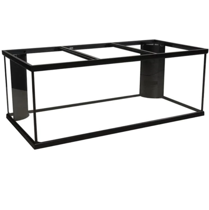 Corner-Flo 125G Aquarium (2 overflows), 72" x 18" x 22" (Black) Marineland