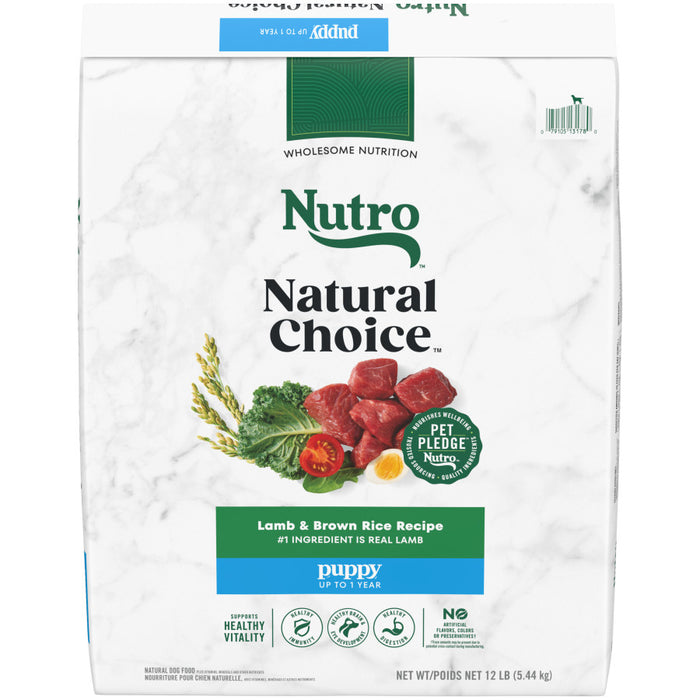 Nutro Products Natural Choice Dry Puppy Food Lamb & Brown Rice, 1ea/12 lb