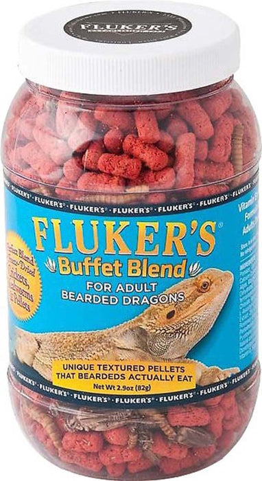 Fluker's Buffet Blend Adult Bearded Dragon Formula Freeze Dried Food 1ea/2.9 oz