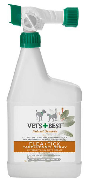 Vet's Best Natural Flea and Tick Yard and Kennel Spray 1ea/32 fl oz