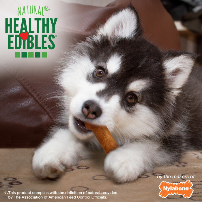 Nylabone Healthy Edibles Puppy Chew Treats Turkey & Sweet Potato, 1ea/SMall - Up To 25 lb, 8 ct