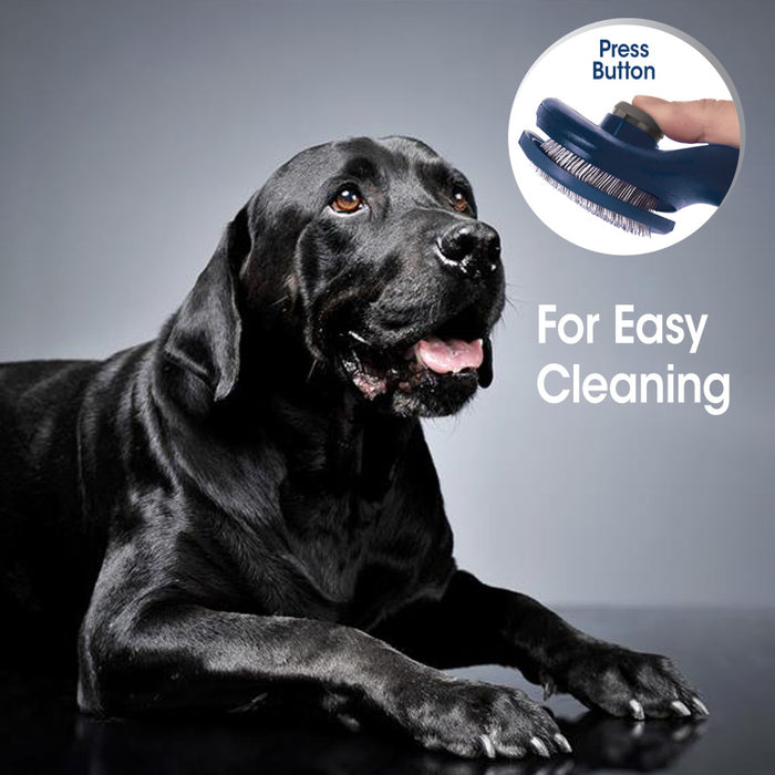 Four Paws Magic Coat Professional Series Self-Cleaning Slicker Brush Self-Cleaning Brush, 1ea/One Size