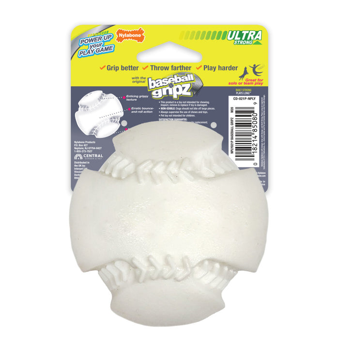 Nylabone Power Play Dog Baseball Gripz 1ea