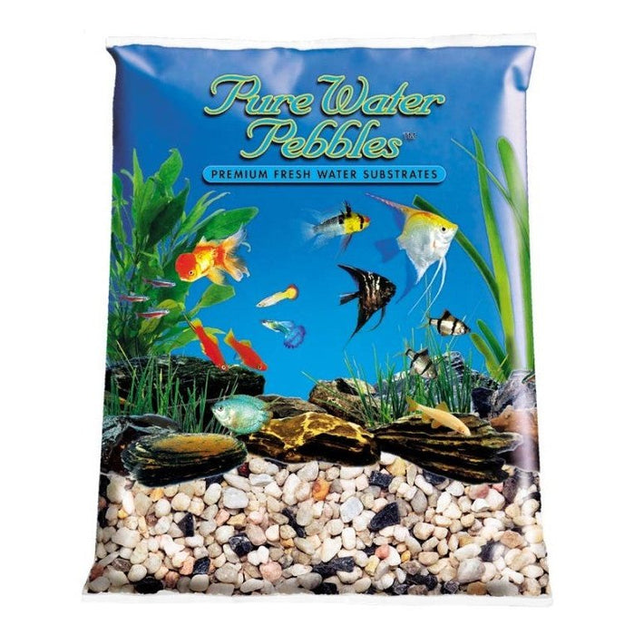 Pure Water Pebbles Premium Fresh Water Rainbow Gems Natural Aquarium Gravel 1ea/5 lb