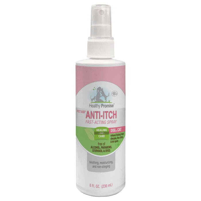 Four Paws Healthy Promise Pet Aid Fast-Acting Anti Itch Spray for Dogs & Cats Anti Itch, 1ea/8 Oz.