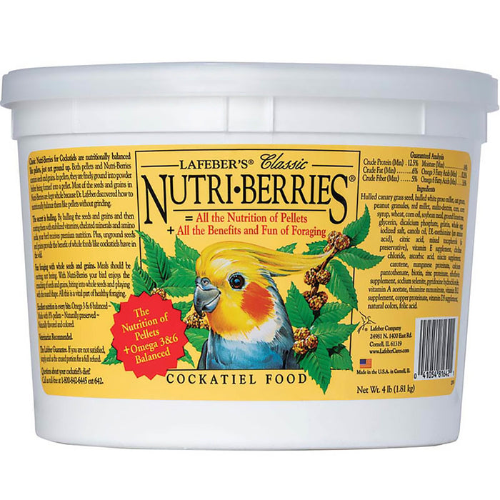 Lafeber Company Classic Nutri-Berries Cockatiel Food 1ea/4 lb