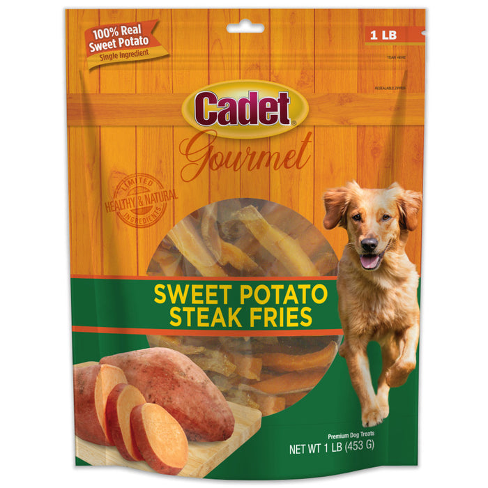 Cadet Gourmet Dog Sweet Potato Fries Fries, Sweet Potato, 1ea/1 Lb. (1 ct)