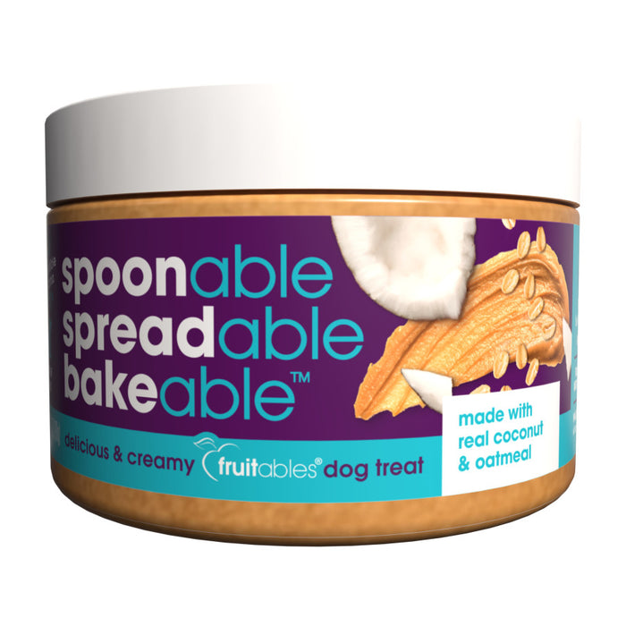 Fruitables Spreadables Creamy Dog Treat Real Coconut and Oatmeal, 1ea/7 oz