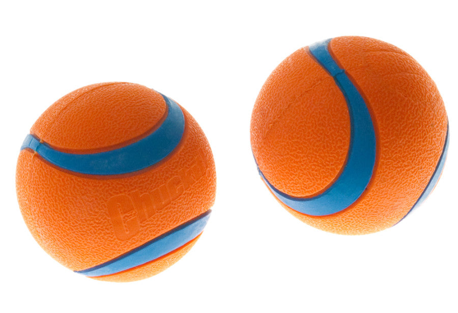 Chuckit! Ultra Ball Dog Toy Blue/Orange, 1ea/2 pk, SM