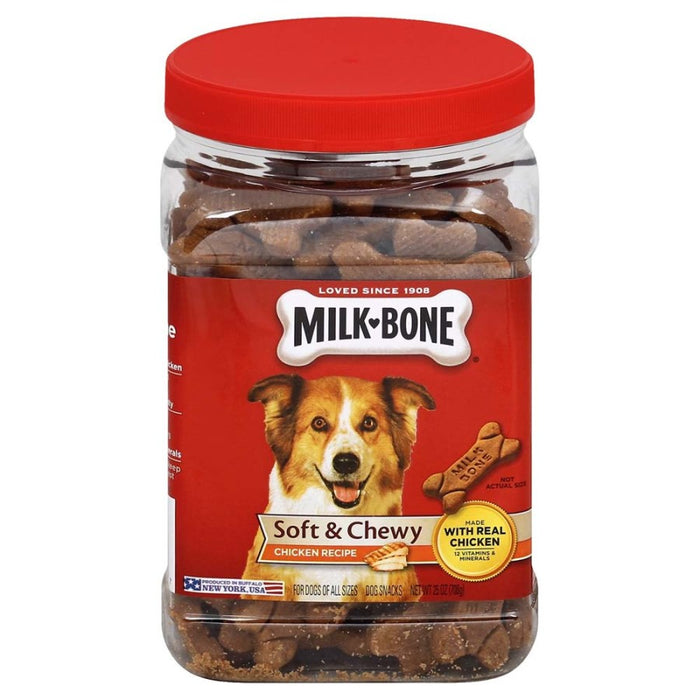 Milk-Bone Soft & Chewy Dog Treats Chicken, 1ea/25 oz