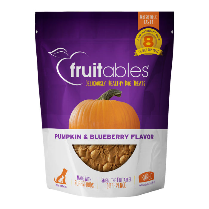 Fruitables Crunchy Baked Dog Treats Pumpkin/Blueberry, 1ea/7 oz