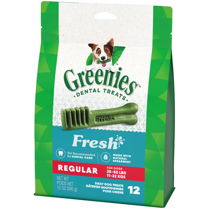 Greenies Dog Dental Treats Fresh, 1ea/27 oz, 12 ct, Regular