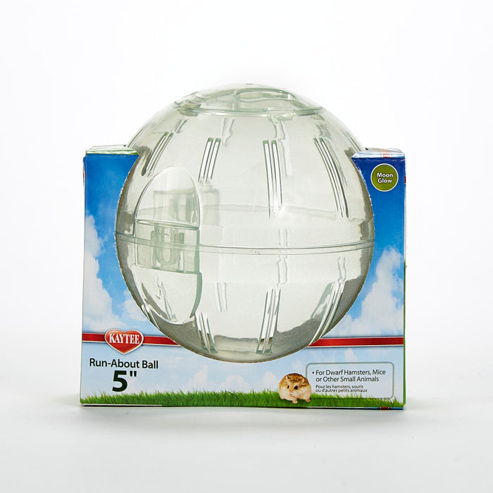 Kaytee Run-About Mini Exercise Ball Moon Glow, 1ea/5 in