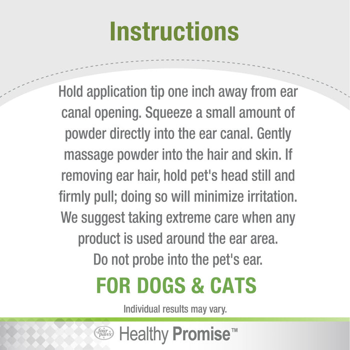 Four Paws Healthy Promise Pet Ear Powder 1ea/1 oz