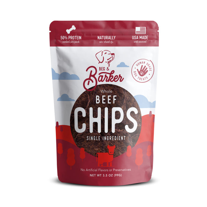 Beg & Barker Beef Heart Chips Dog Treats 1ea/3.5 oz