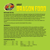 Zoo Med Adult High Fiber Dragon Food 1ea/1 oz