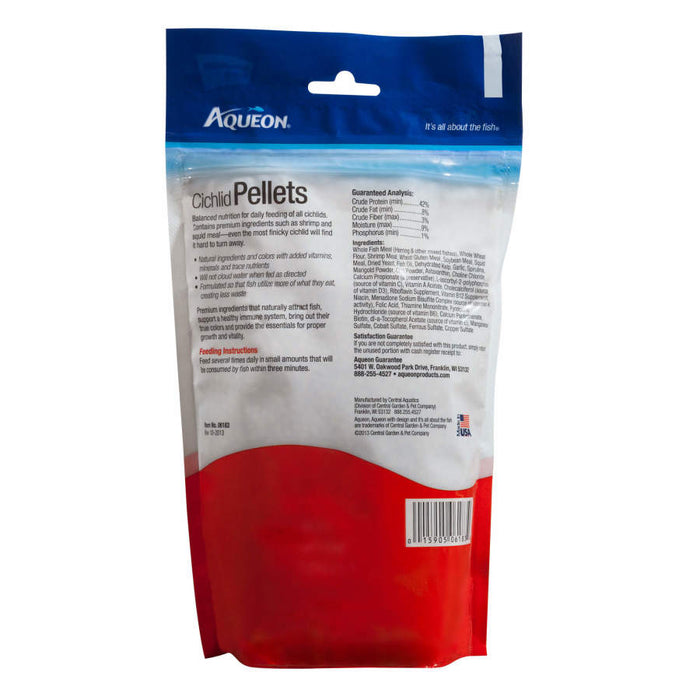 Aqueon Cichlid Food 1ea/Medium 7.5 oz