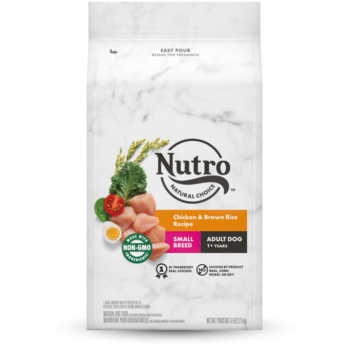 Nutro Products Natural Choice Small Breed Adult Dry Dog Food Chicken & Brown Rice, 1ea/5 lb