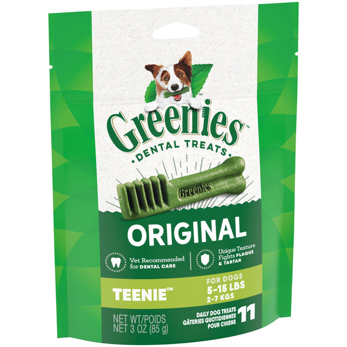 Greenies Dog Dental Treats Original, 1ea/3 oz, 11 ct, Teenie