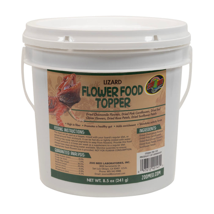 Zoo Med Lizard Flower Food Topper 1ea/8.5 oz