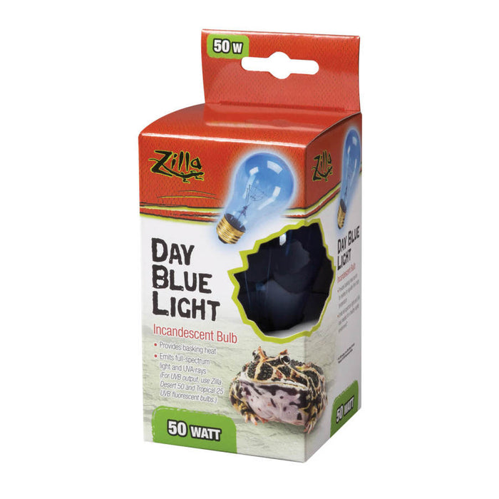 Zilla Incandescent Bulbs Day Blue, 1ea/50 W