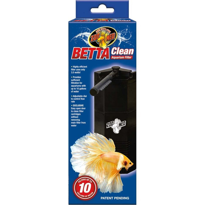 Zoo Med Betta Clean Aquarium Filter 1ea/10 gal, Single