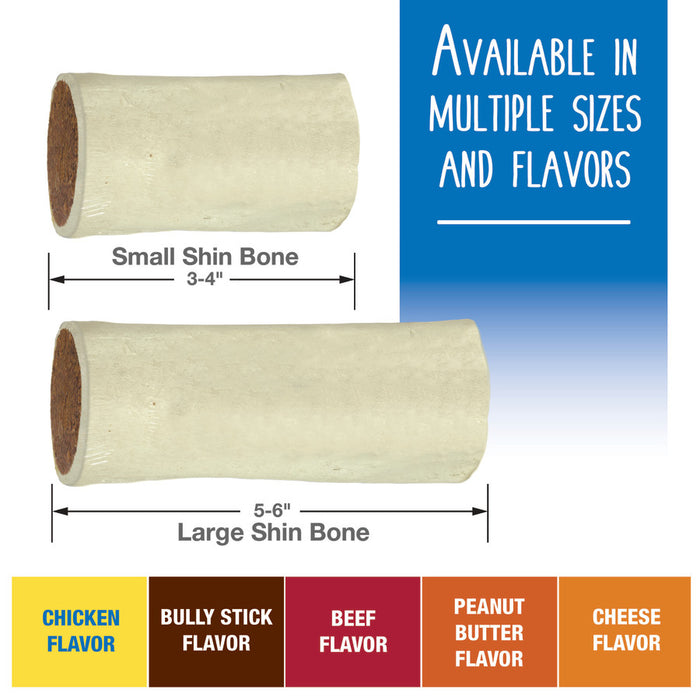 Cadet Stuffed Shin Bones Regular Stuffed Shin, Peanut Butter, 1ea/Large (1 ct)