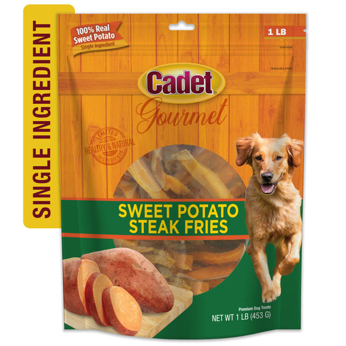 Cadet Gourmet Dog Sweet Potato Fries Fries, Sweet Potato, 1ea/1 Lb. (1 ct)