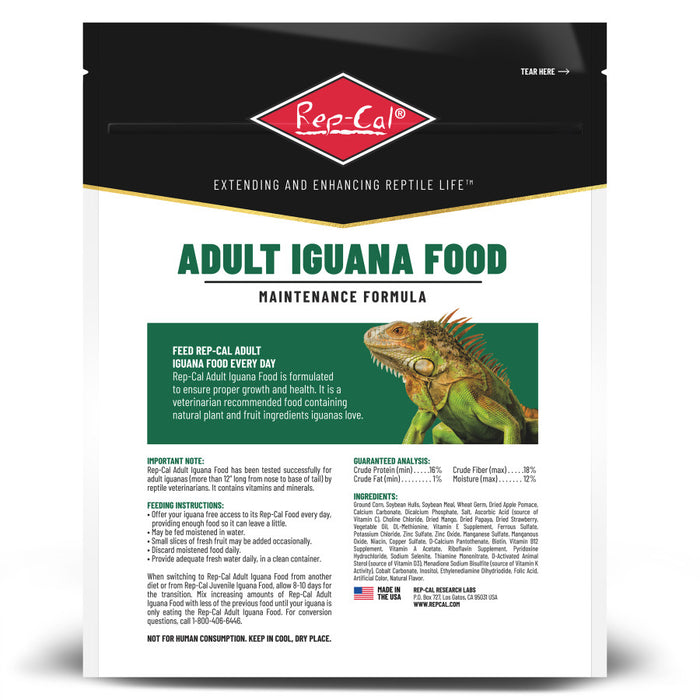 Rep-Cal Research Labs Maintenance Formula Adult Iguana Dry Food 1ea/2 lb