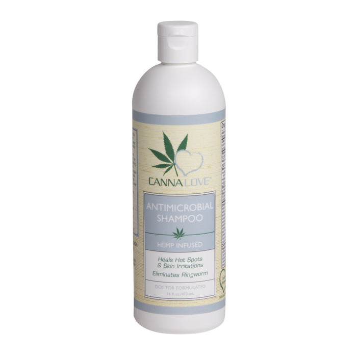 CannaLove Antimicrobial Hemp Infused Dog Shampoo 1ea/16 fl oz