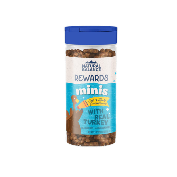 Natural Balance Pet Foods Rewards Minis Soft & Meaty Dog Treats Turkey, 1ea/5.3 oz