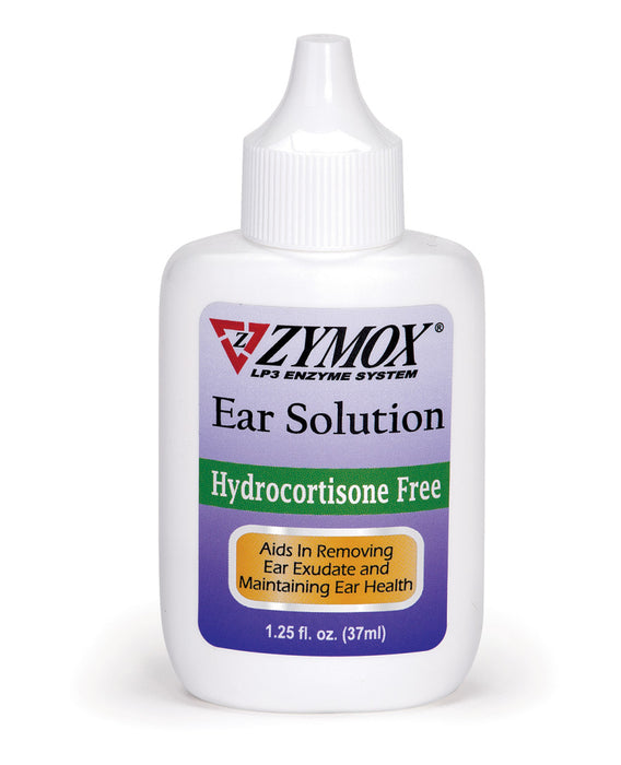 Zymox Ear Solution without Hydrocortisone 1.25oz 1ea/1.25 fl oz