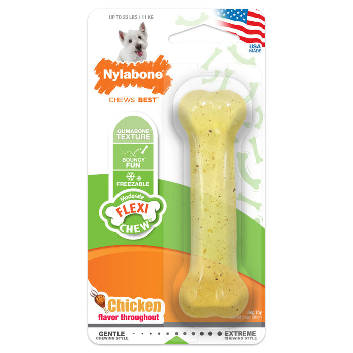 Nylabone Flex Moderate Chew Dog Toy 1ea/SMall - Up To 25 lb