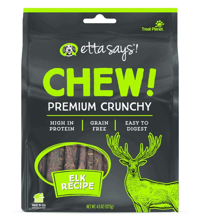 Etta Says! Premium Crunchy Elk Chew Dog Treats Elk, 1ea/4.5 oz