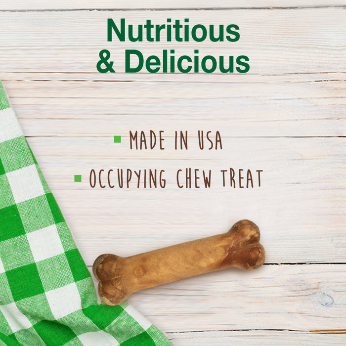 Nylabone Healthy Edibles All-Natural Long Lasting Roast Beef Flavor Chew Treats 1ea/XS - Up To 15 lb, 2 ct