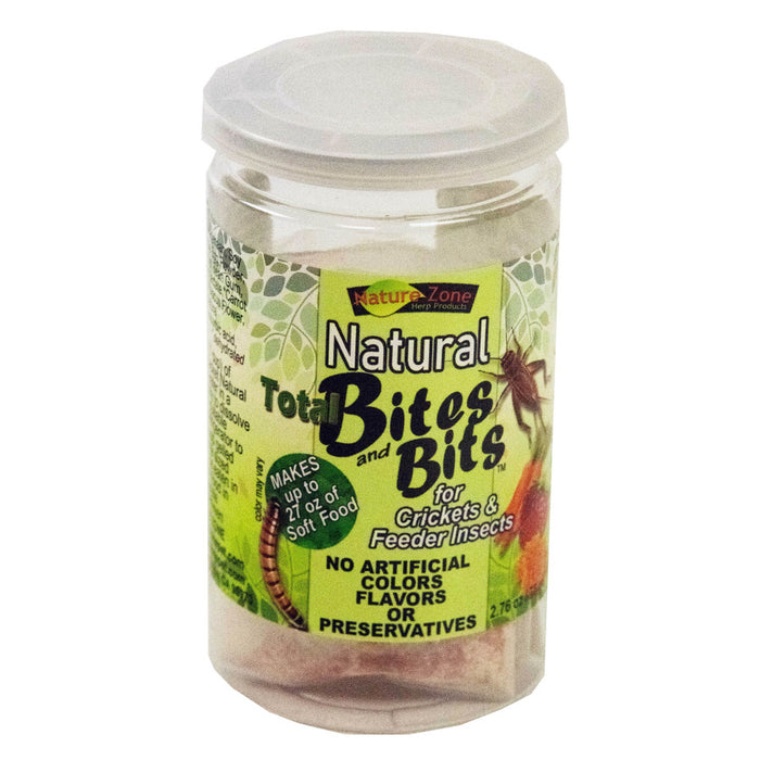 Nature Zone Natural Total Bites & Bits for Crickets & Feeder insects 1ea/2.76 oz