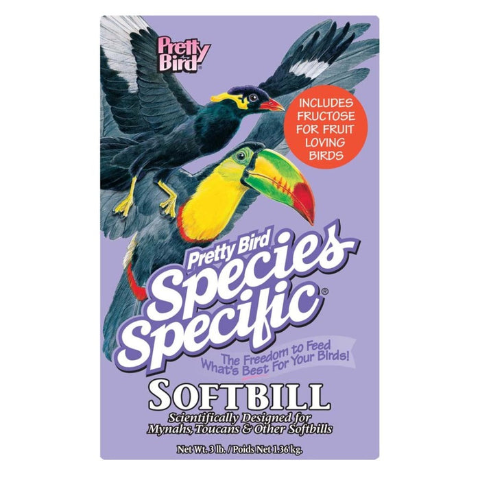 Pretty Bird International Species Specific Softbill Pelleted Bird Food 1ea/8 lb