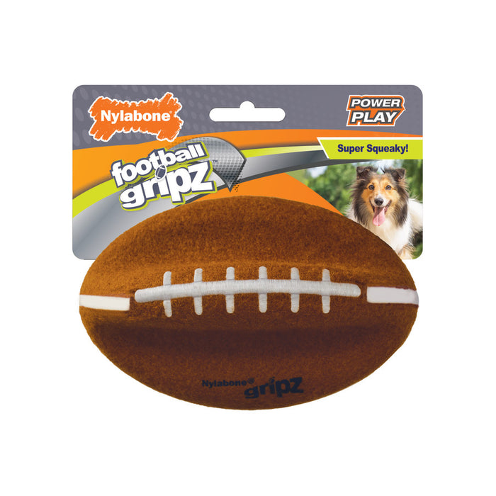 Nylabone Power Play Dog Football Gripz 1ea/Medium