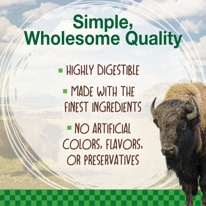 Nylabone Healthy Edibles WILD Natural Long Lasting Bison Flavor Dog Chew Treats 1ea/Large - Up To 50 lb