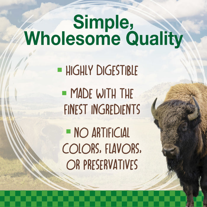 Nylabone Healthy Edibles WILD Natural Long Lasting Bison Flavor Dog Chew Treats 1ea/SMall - Up To 25 lb, 8 ct