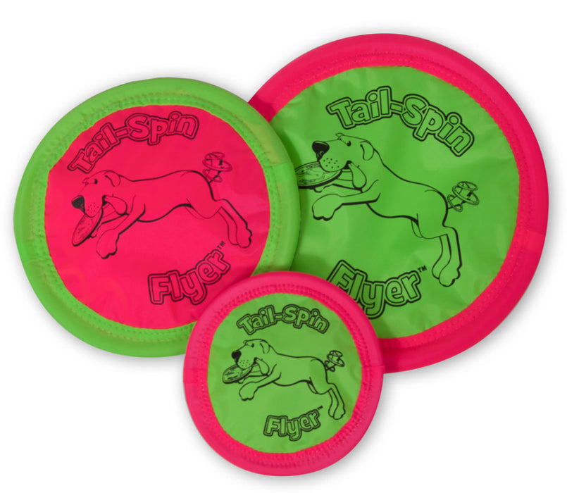 Booda Tail Spin Flyer Dog Toy Multi-Color, 1ea/7 in