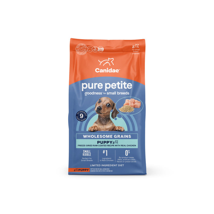 CANIDAE PURE Goodness Petite Freeze-Dried Small Breed Puppy Food Chicken, 1ea/4 lb