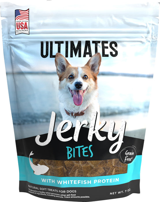 Ultimates Jerky Bites Dog Treats Whitefish, 1ea/7 oz